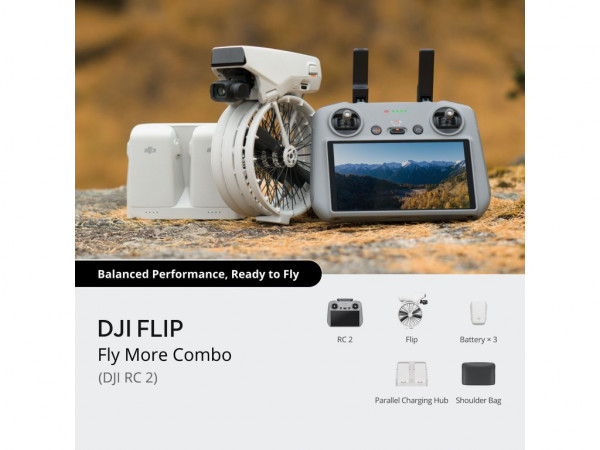 DJI Dron Flip Fly More Combo (DJI RC2)