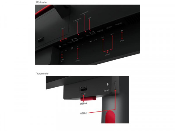 LENOVO Monitor ThinkVision P49w-30 49 inch IPS 5120x1440 60Hz 4ms 5xUSB 1xUSB-C,2xHDMI,1xDPTilt, Swivel