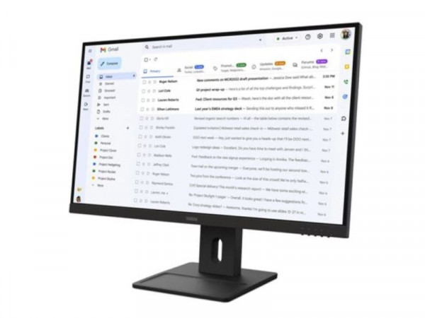 LENOVO Monitor ThinkVision E27-40 27 inch IPS 1920x1080 100Hz 4ms 1x HDMI; 1x DP; 1x VGA Tilt, Swivel, P