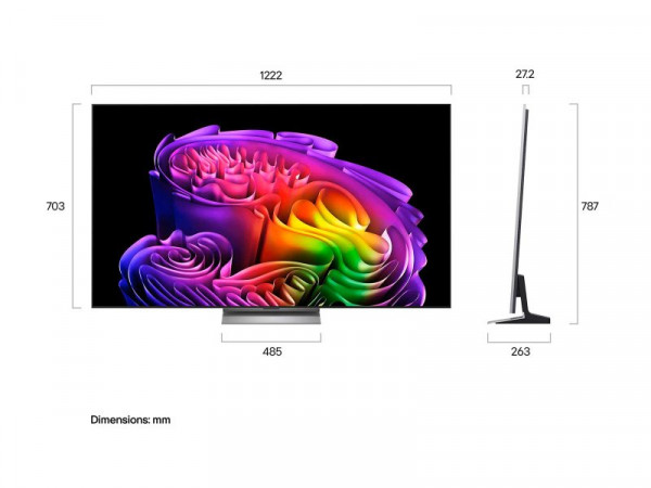LG Televizor OLED55G63LS OLED 55 inch 4K Ultra HD smart webOS 26 crna