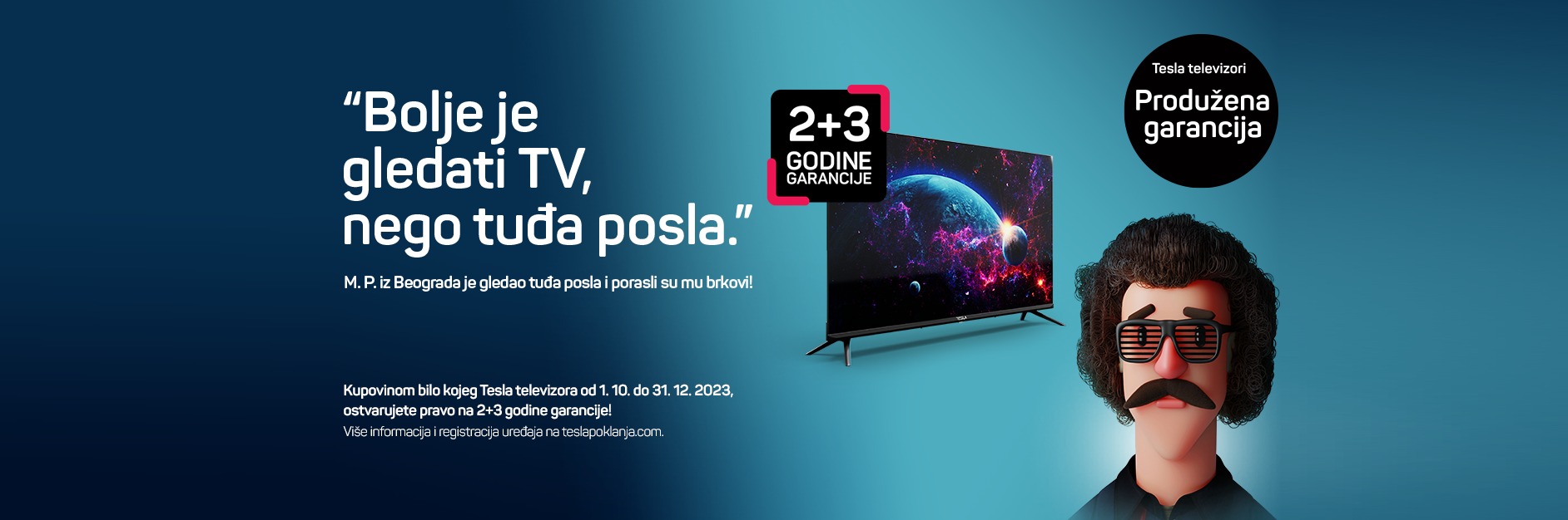 Tesla 5 godina garancija TV                                                                                                                                                                                                                                    