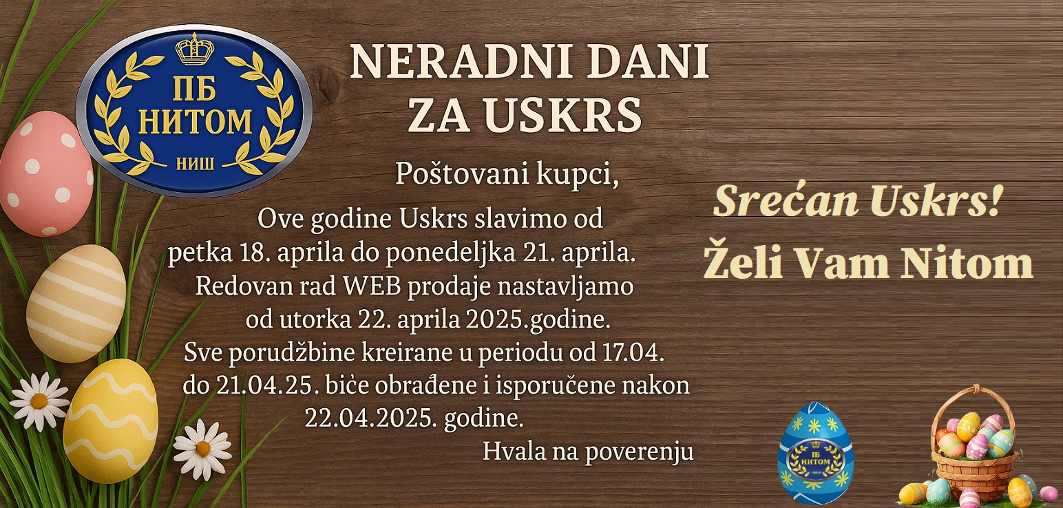 Obavestenje za uskrs                                                                                                                                                                                                                                           