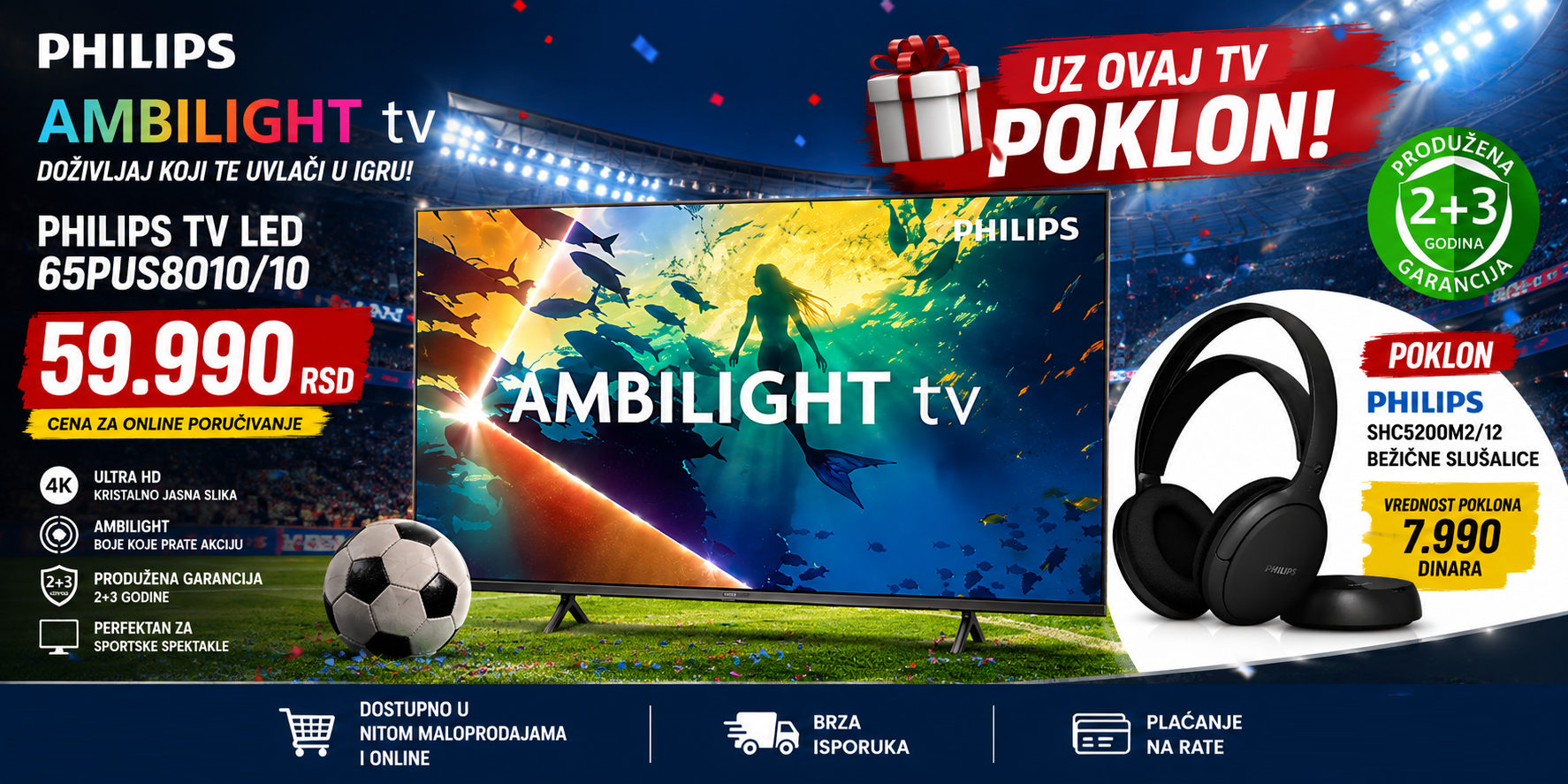 philips tv+poklon                                                                                                                                                                                                                                              